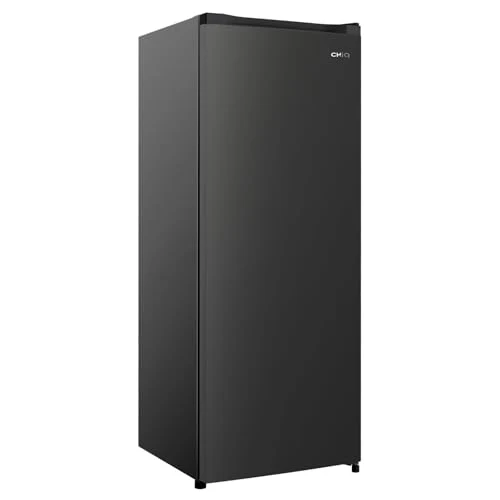 Congélateur armoire – 177L, Congélation 4 étoiles, Ultra silencieux (39 dB), Design en acier noir, Pieds réglables, Porte réversible 540 x 550 x 1440 mm – Image 13