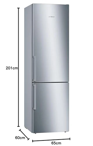 Réfrigérateur Série 6 combiné pose-libre, 201 x 60 cm, Inox anti trace de doigts – Image 6