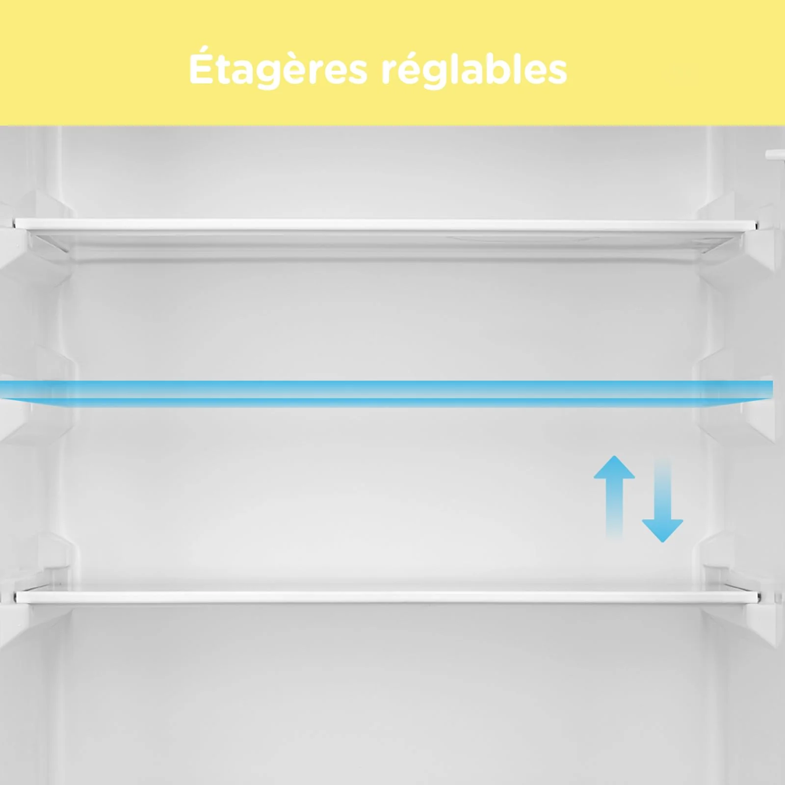 Réfrigérateur combiné 262L pour la maison - Grande capacité au quotidien - Technologie Low Frost - Silencieux (39 dB) - Acier inoxydable – Image 8