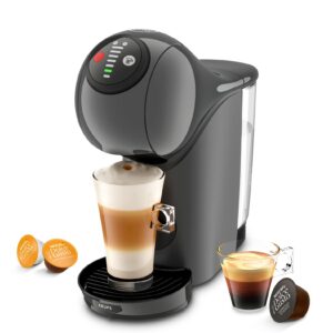 Dolce Gusto Machine à café dosettes multi-boissons, 0,8 L, Taille des boissons ajustable, Machine à espresso, Cafetière compacte, Arrêt automatique, Genio S