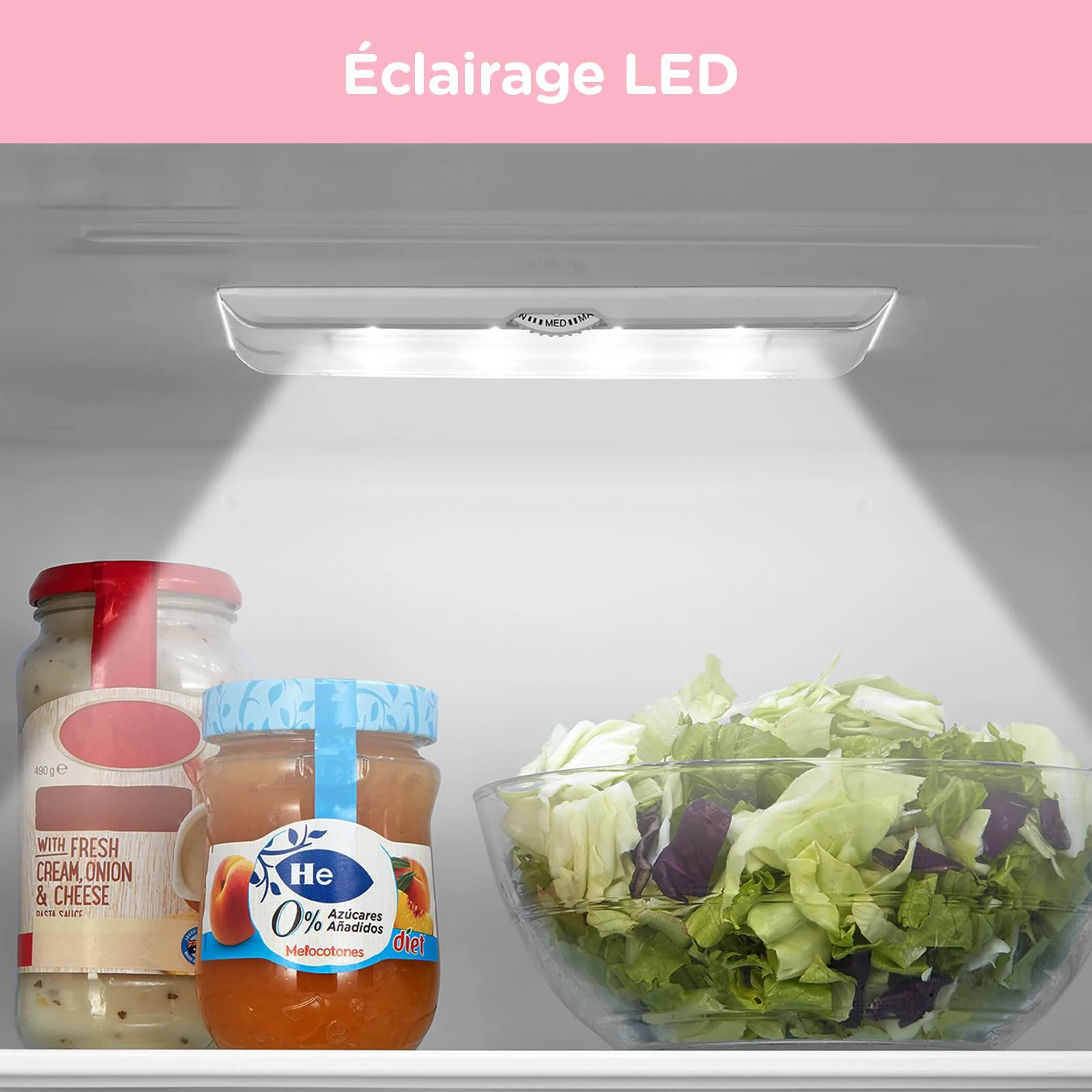 Réfrigérateur combiné 262L pour la maison - Grande capacité au quotidien - Technologie Low Frost - Silencieux (39 dB) - Acier inoxydable – Image 6