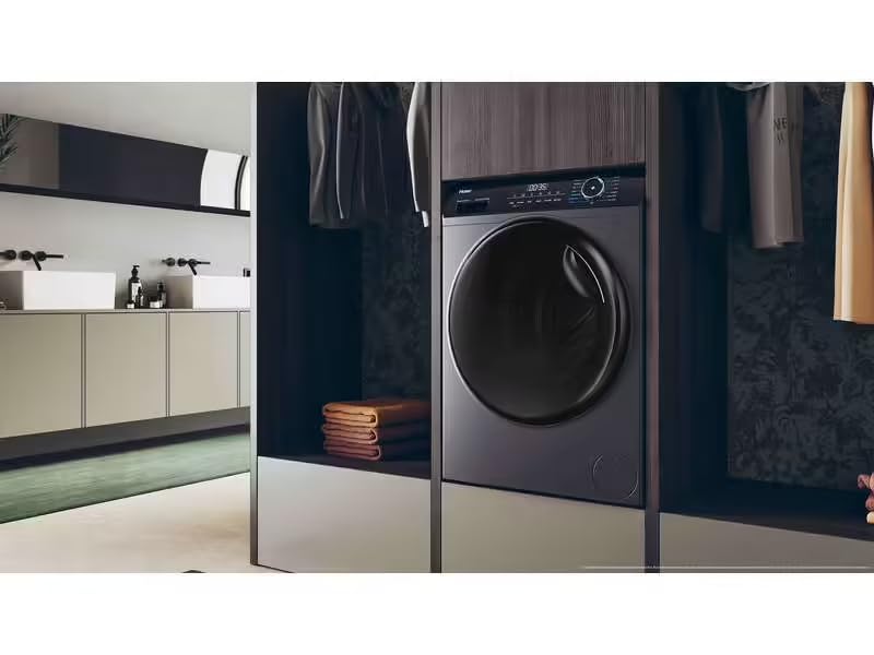 Lave-linge Séchant Frontal 8 kg / 5 kg - 1400 trs/min - Moteur Induction Direct - Silver – Image 4