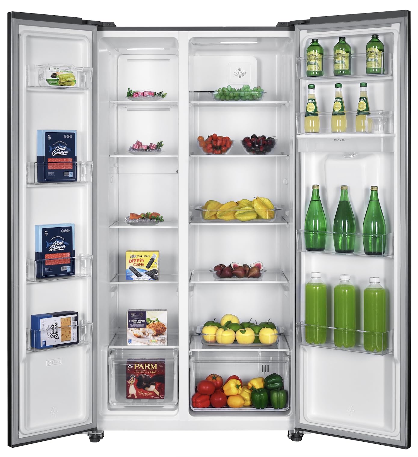 Réfrigérateur multi-portes 510L (324L + 181L) - Inox – Image 8