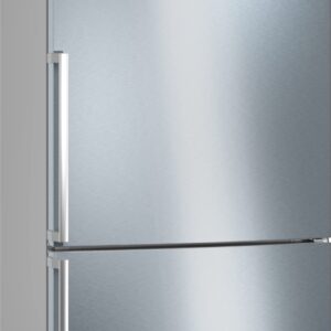 Réfrigérateur Combiné Pose-Libre Série 6, 186 x 86 cm, Inox Anti Trace de Doigts